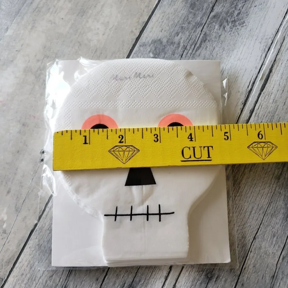 NWT – Meri Meri Skull Halloween Paper Napkins (20)